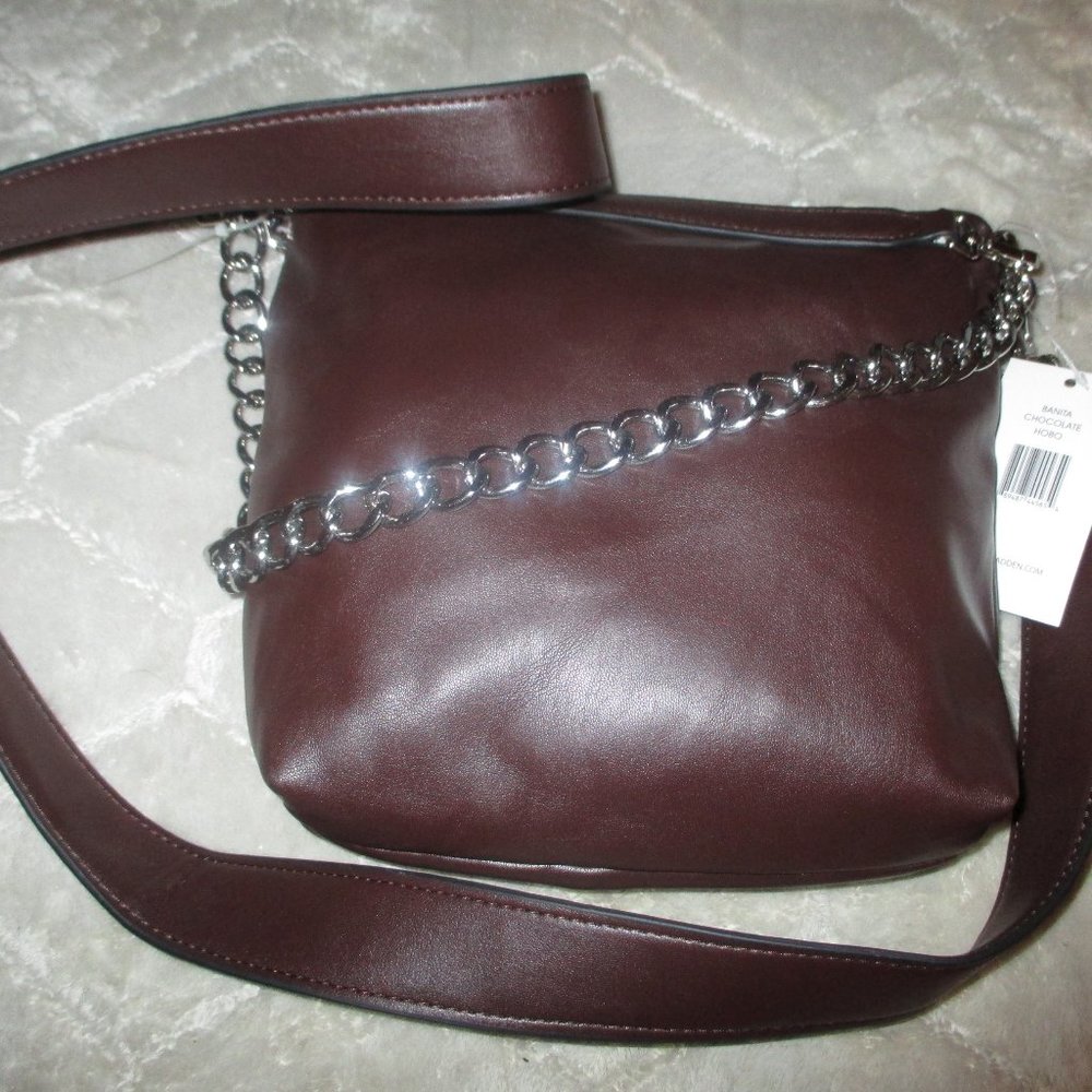 NWT Steve Madden Banita Chocolate Hobo Purse
